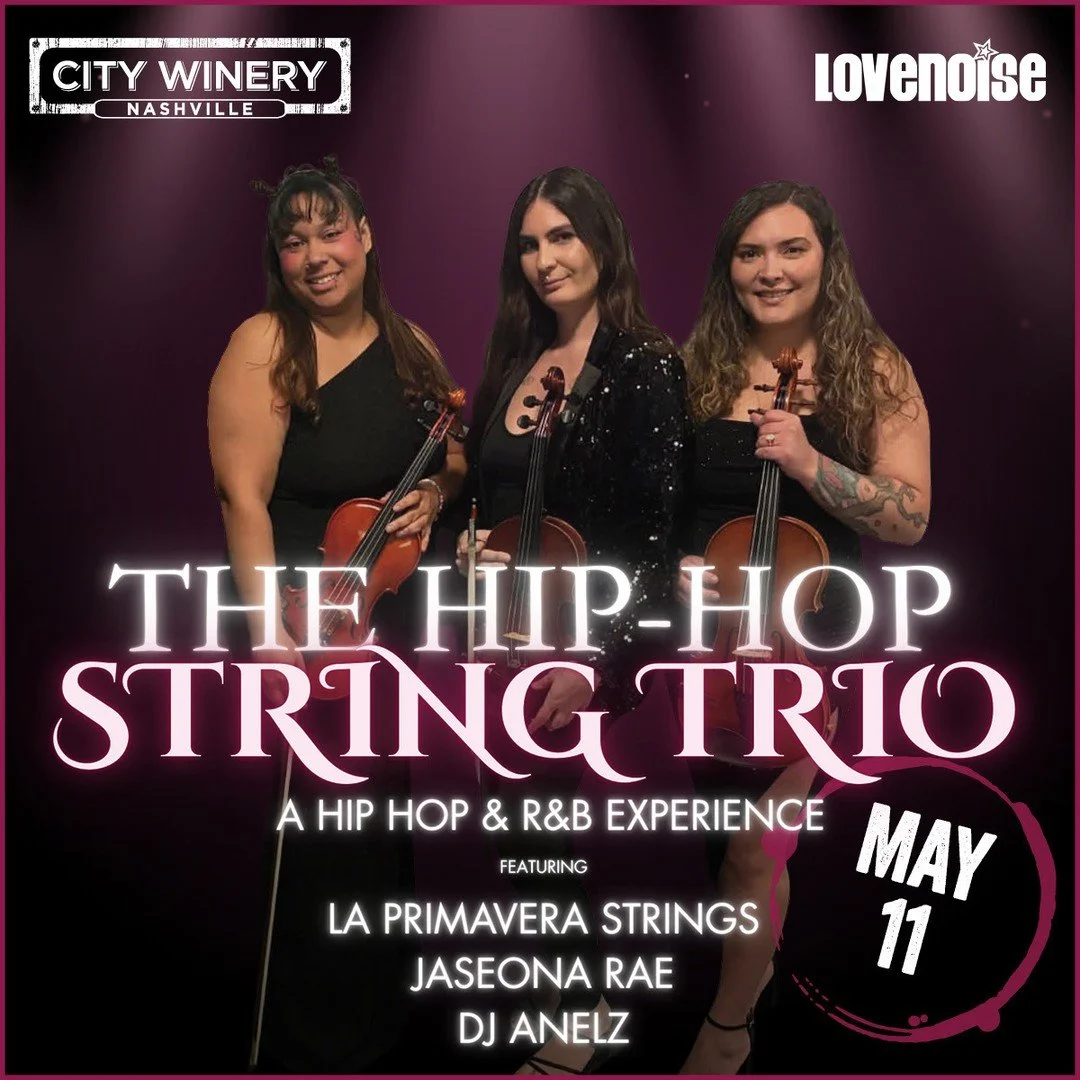 JUST ANNOUNCED!! La Primavera Strings will be @citywinerynsh on May 11th❗️You won't want to miss this show, full of energy and absolute talent!! ⁠
⁠
May 11th - CITY WINERY⁠
⁠
🎟️Tickets go on sale soon!!! Link in bio or Lovenoise.net❤️🔊