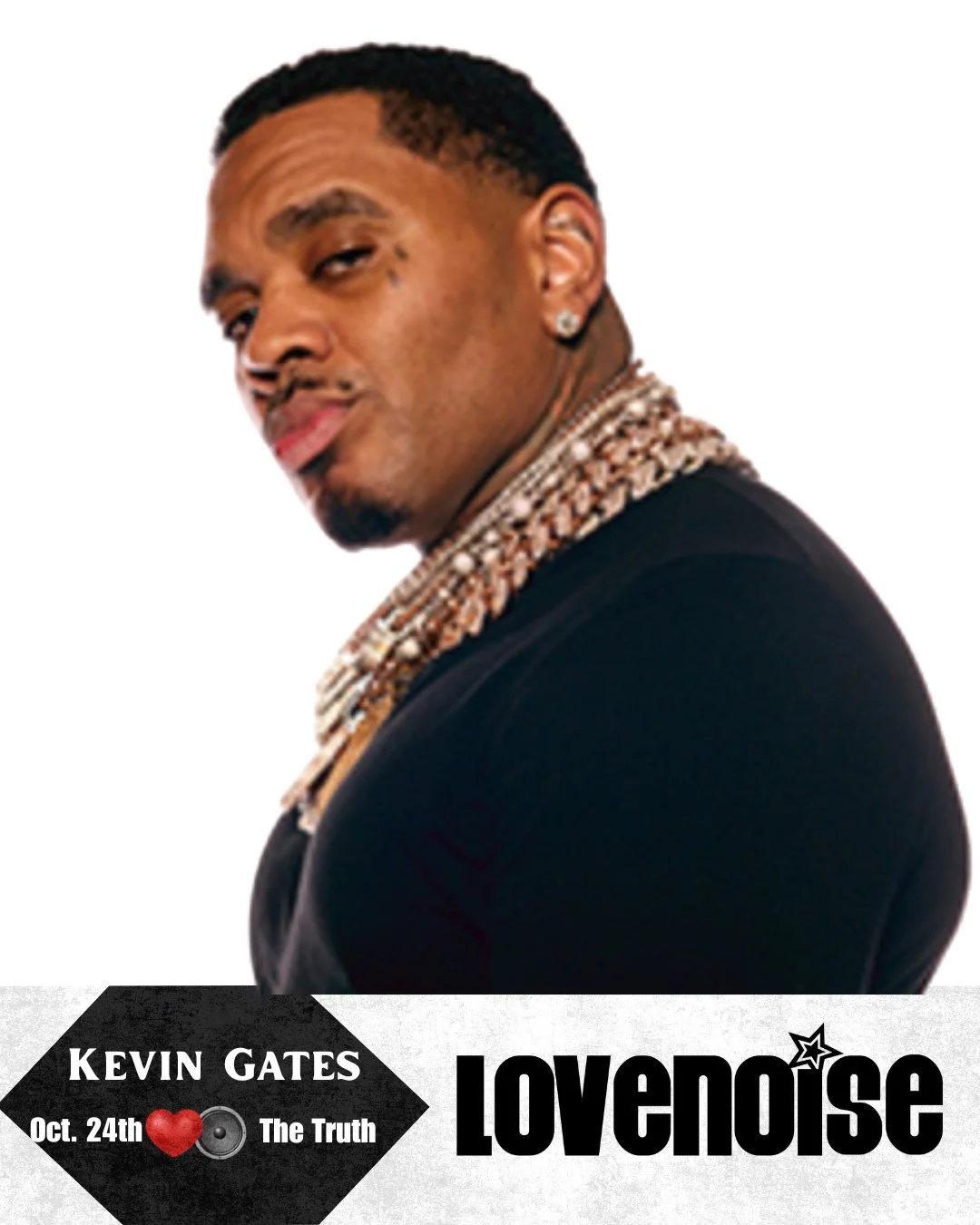 JUST ANNOUNCED!! Kevin Gates is coming to THE TRUTH on October 24th ❗️Hope you are ready for the next level in live shows in Nashville!!!
⁠
OCT. 24th - THE TRUTH⁠
⁠
🎟️Tickets go on sale FRIDAY, MAR. 27TH @ 10 AM!!! ❤️🔊