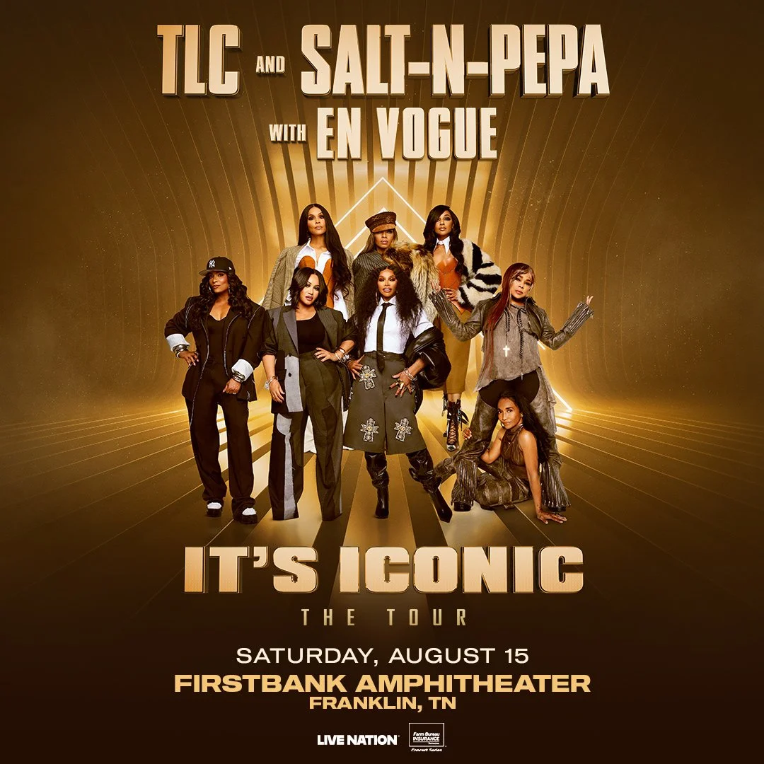 JUST ANNOUNCED! ❤️ 🔇

TLC &amp; Salt-N-Pepa with En Vogue - IT&rsquo;S ICONIC TOUR at FirstBank Amphitheater on Saturday, August 15th! 

Tickets on sale THIS Thursday, March 26th @ 10AM CT!