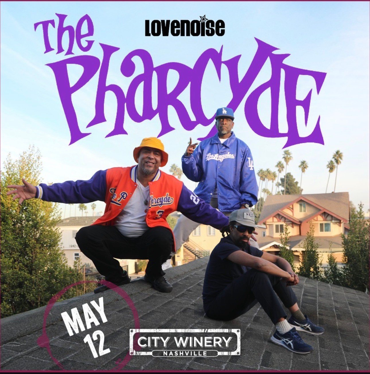 DON'T FORGET!! The Pharcyde is taking over @citywinery on MAY 12💜🔥Nashville, this is a must-see show!!⁠
⁠
🗓️May 12TH⁠
📍City Winery
