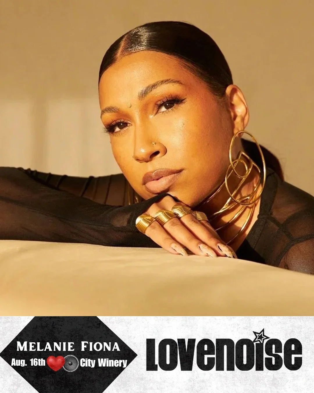 JUST ANNOUNCED &amp; ON SALE! Melanie Fiona &ndash; August 16th

Nashville&hellip; get ready for a night of pure R&amp;B magic ✨🔥
Melanie Fiona comes to City Winery Nashville August 16th with Lovenoise.

Grab your people and experience the soundtrac