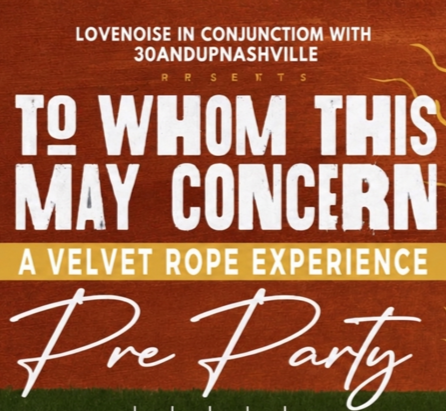 To Whom This May Concern Pre-Party at NMAAM