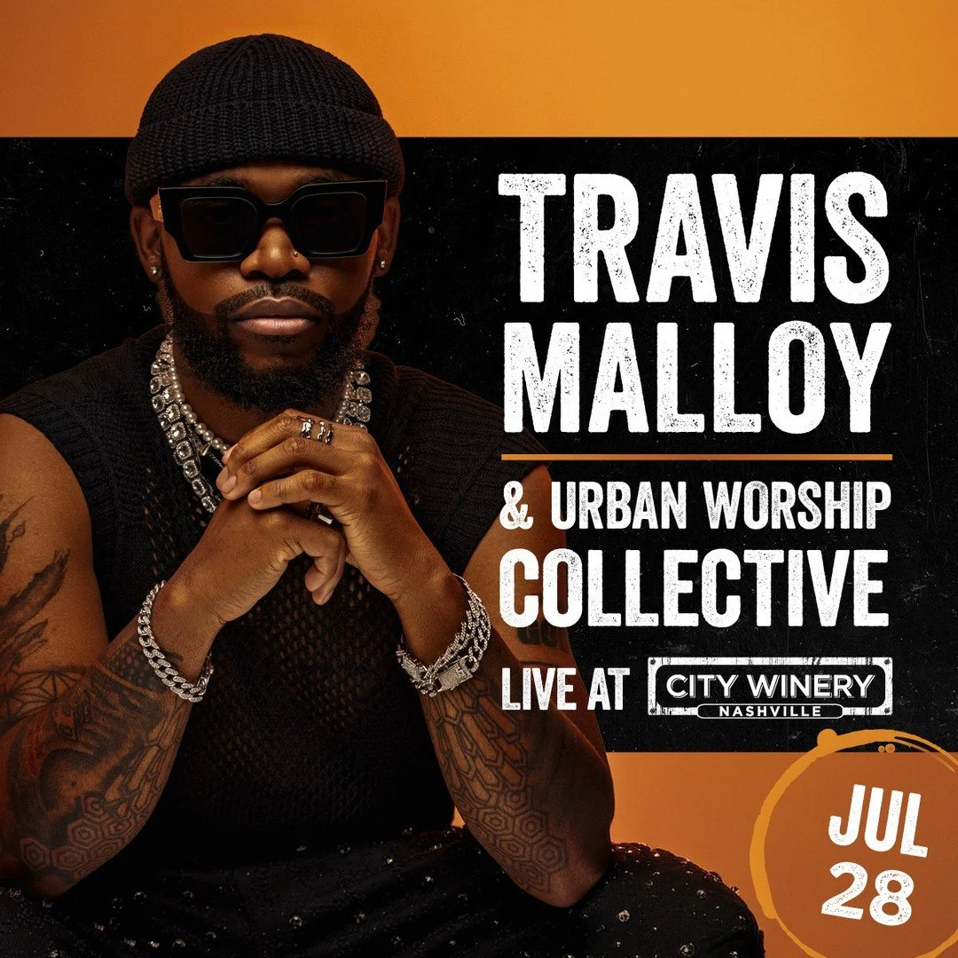 🚨 TONIGHT at City Winery Nashville! 🚨⁠
⁠
TRAVIS MALLOY &amp; URBAN WORSHIP COLLECTIVE take the stage for a powerful night of live music, soul and worship.⁠
⁠
Still making plans for tonight? This is the move.⁠
⁠
📍 City Winery Nashville⁠
📅 Tonight 