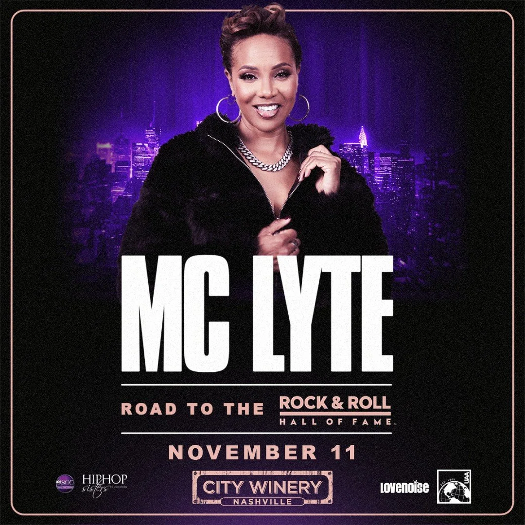 History is hitting the stage. Secure your spot. ⁠
⁠
Before the charts, the trends, and the headlines, @mclyte was breaking barriers.⁠
⁠
Catch MC Lyte LIVE at City Winery Nashville on November 11 and celebrate the legacy of one of the women who helped