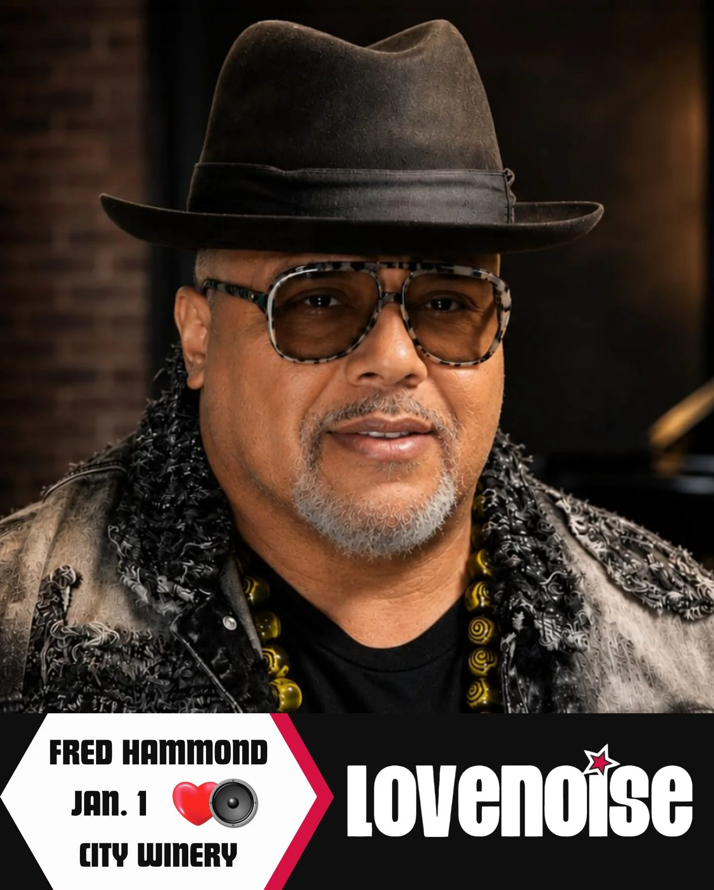 🔥 START 2027 WITH A SHOUT! 🔥⁠
⁠
We&rsquo;re starting 2027 with a SOUND that feeds the soul! Gospel powerhouse Fred Hammond is bringing the praise to City Winery on January 1, and you&rsquo;ve got TWO chances to experience the music, the message, an