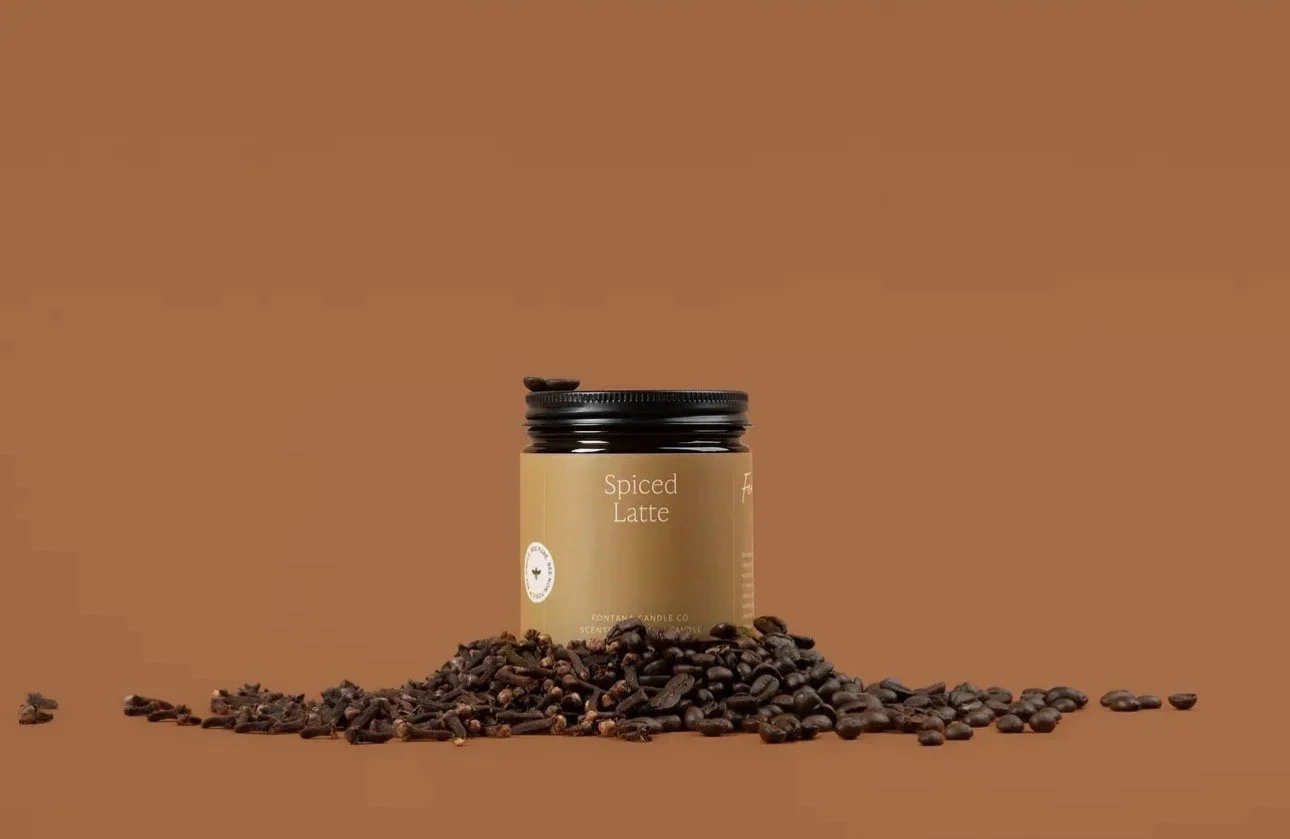 Spiced Latte Essential Oil Beeswax Jar Candle