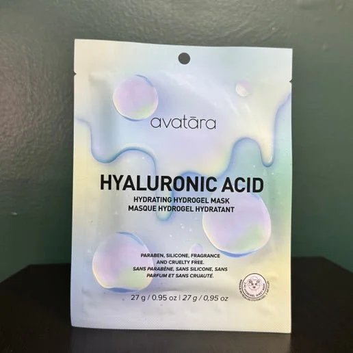 Avatara Hyaluronic Acid Hydrogel Mask, 2-Piece Cooling Facial Mask