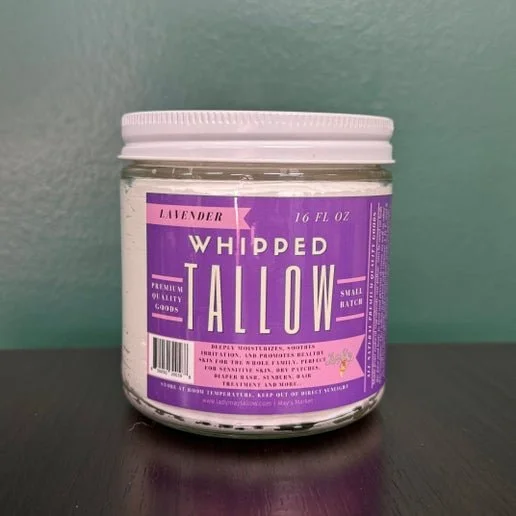 Lady May Lavender Whipped Tallow (Grass-Fed Beef)