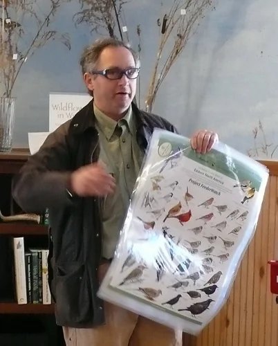 Each participant got a poster of backyard birds