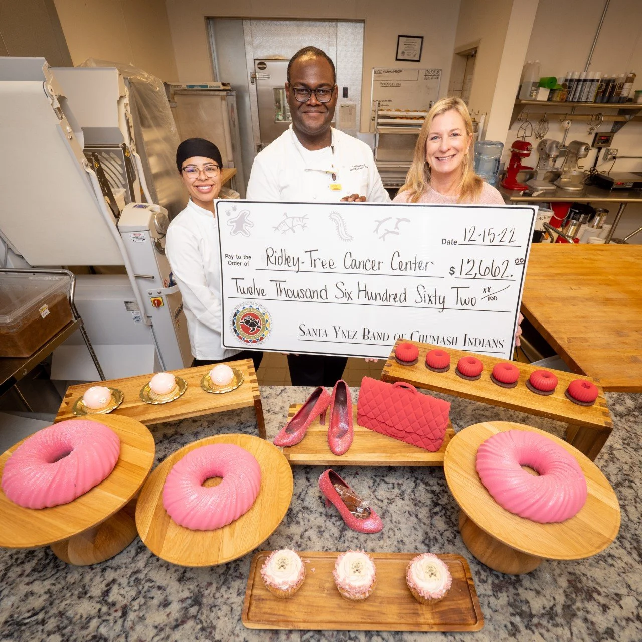 Santa Ynez Chumash Tribe “Project Pink” donate $12,000 to Ridley-Tree Cancer Center