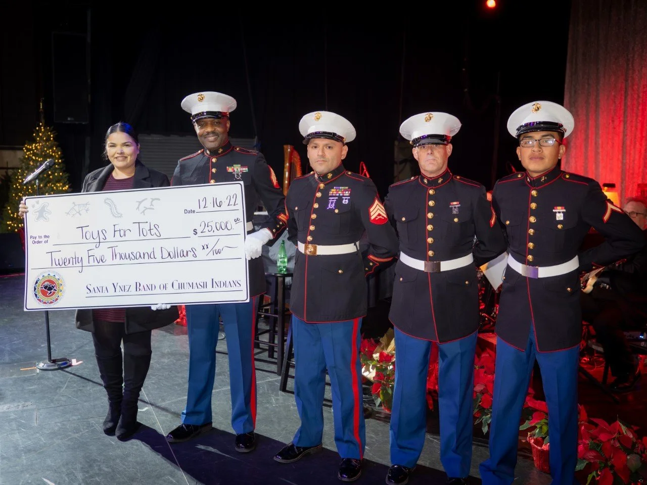 Santa Ynez Chumash Tribe donates $25,000 to local Toys for Tots program