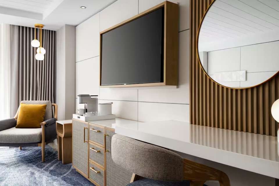 Bryan Ashley Custom Casegoods Hotel La Jolla, Curio Collection by Hilton Designer: Hirsch Bedner Associates (HBA) Purchaser: Rosemont