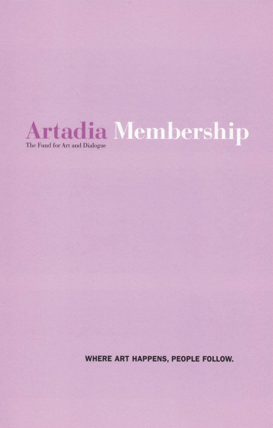 Artadia_membership brochure