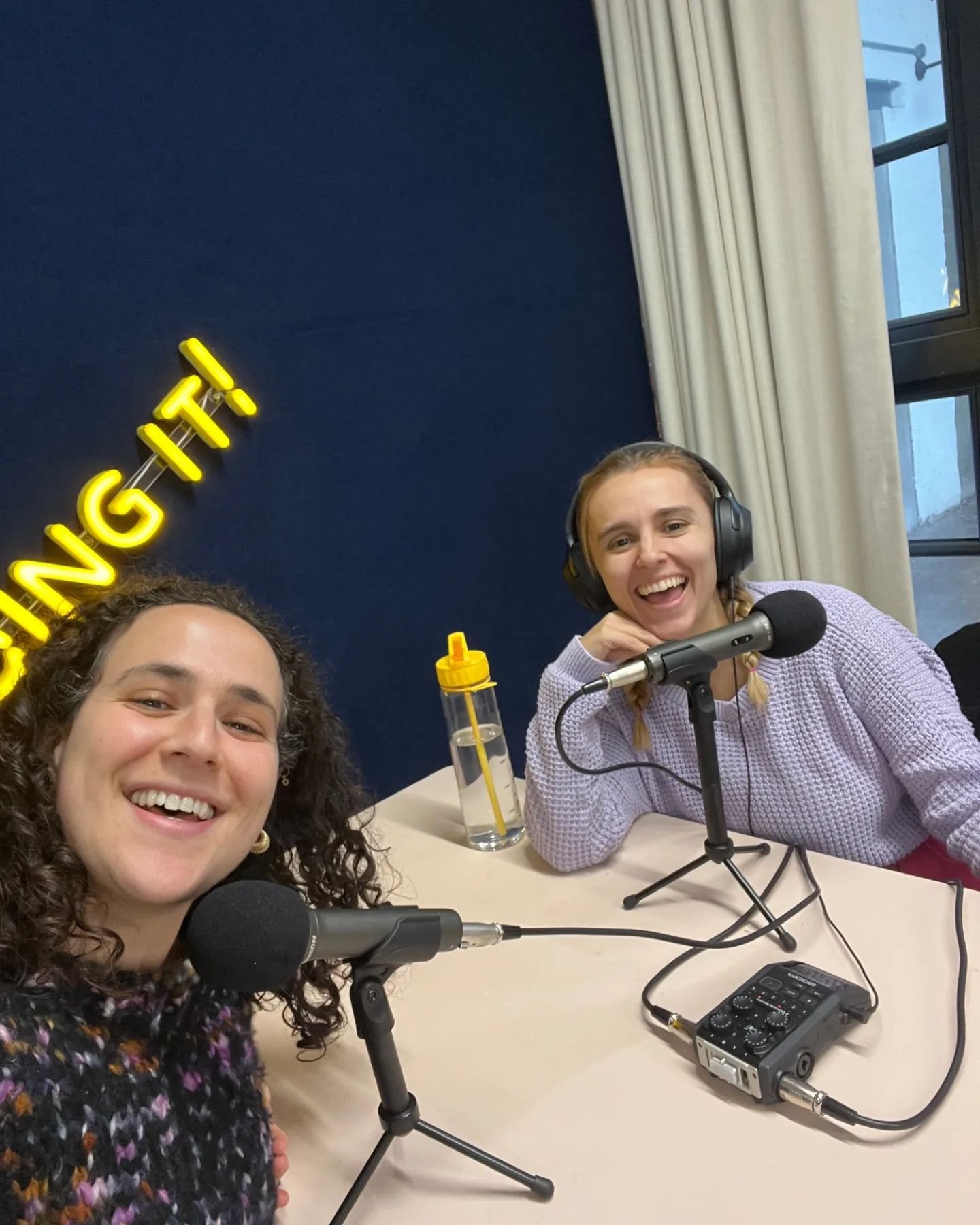The very last episode of So... How Was That for You?, our Doing It behind the scenes/debrief podcast with @miazipporah and @hannahwitton is up now on Patreon!🎙️💛 It's really starting to feel like the end of an era!⁠
⁠
✨Patrons can listen to this an