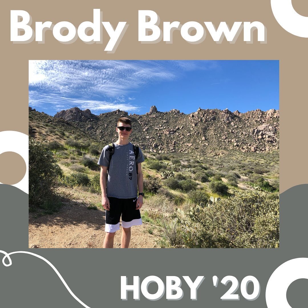 ⭐️STAFF HIGHLIGHT⭐️
Happy Wednesday HOBY fans!! We are so lucky to have our first-year JuFa Brody Brown as this week&rsquo;s staff highlight! 🤩
 
&mdash;&mdash;&mdash;&mdash;&mdash;&mdash;&mdash;&mdash;&mdash;&mdash;&mdash;&mdash;&mdash;&mdash;&mdas