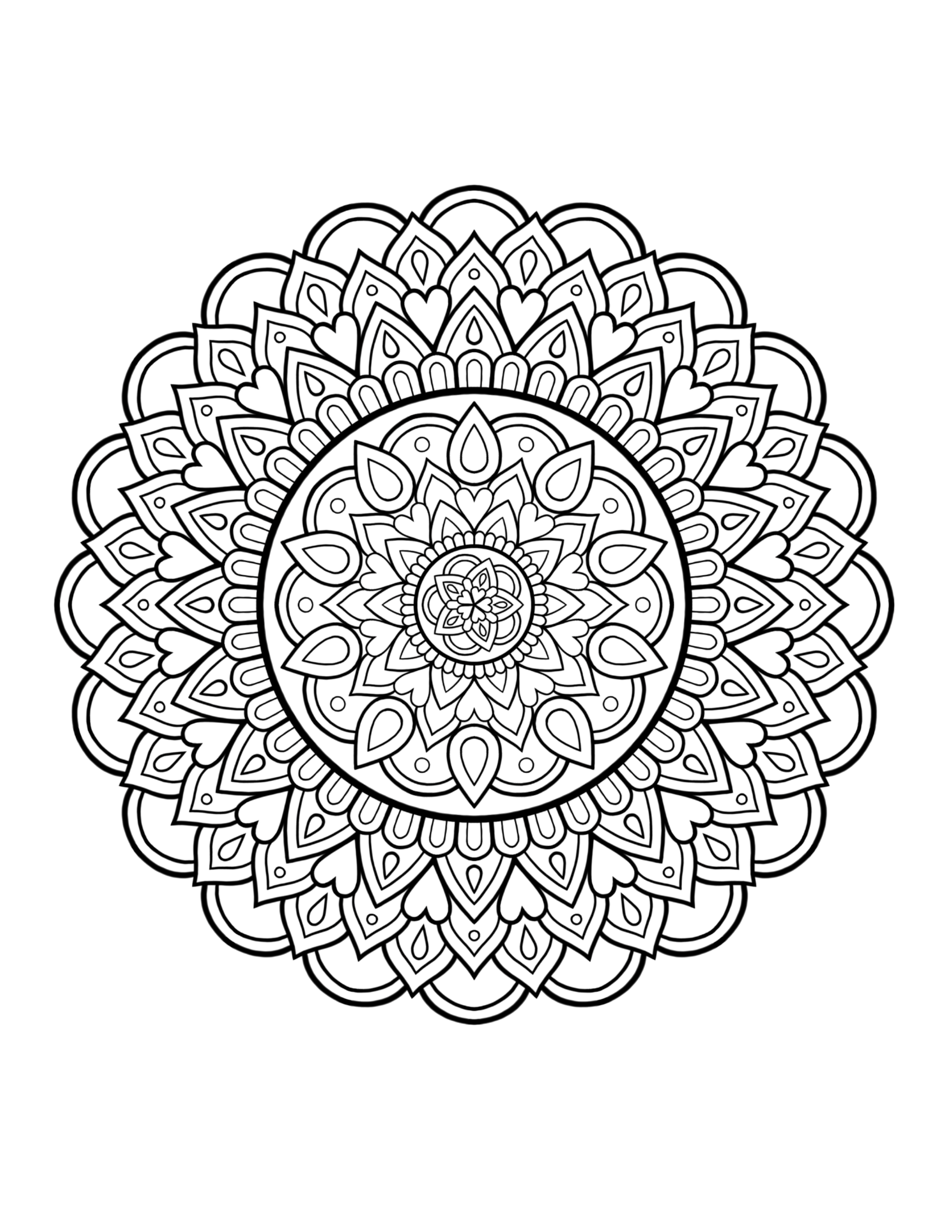 BONUS 60 free Mandala colouring pages Mandala colouring book for adults PDF to print Relax & Dream Night Edition with beautiful Mandalas for Stress relief 