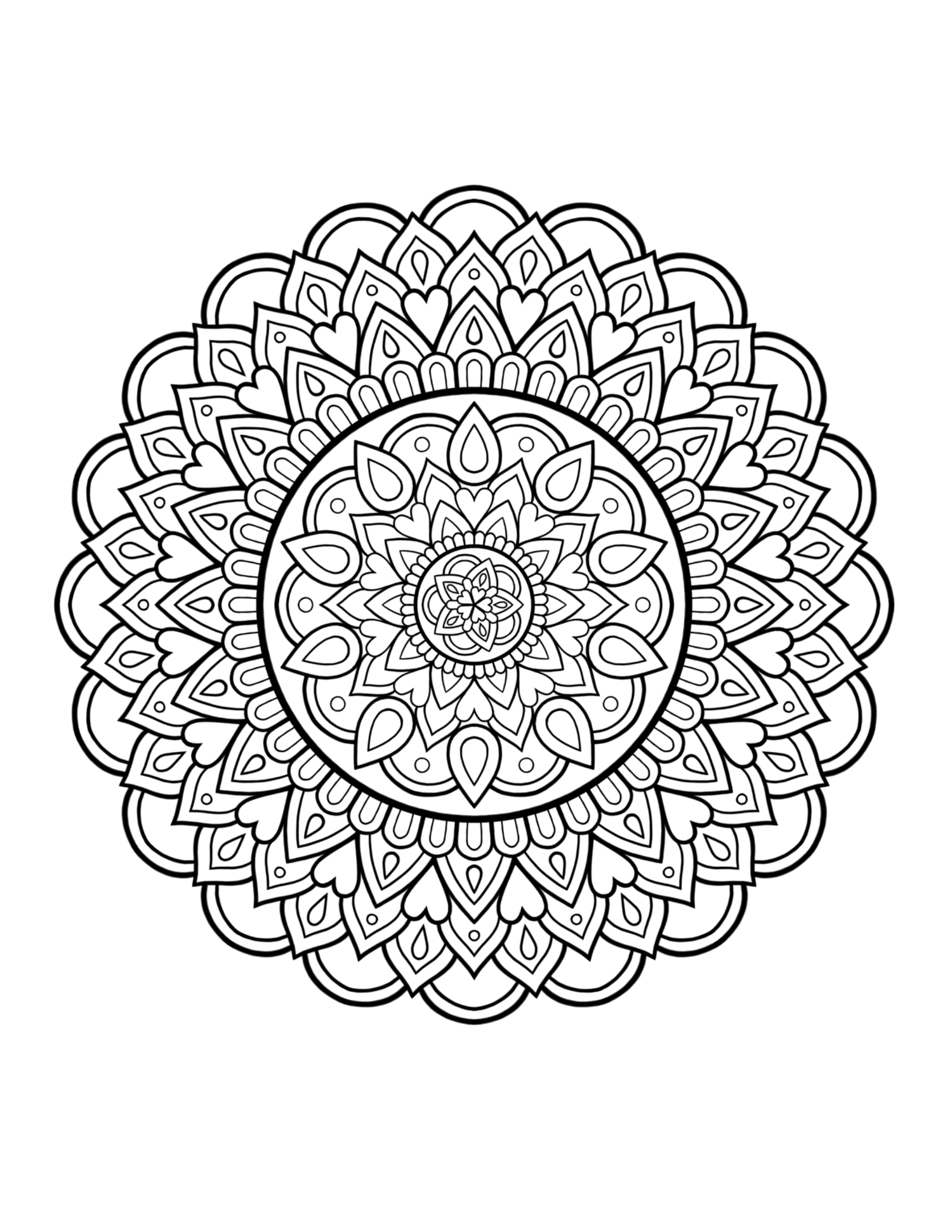 Mandala Coloring Book PDF // Saudamini Madra