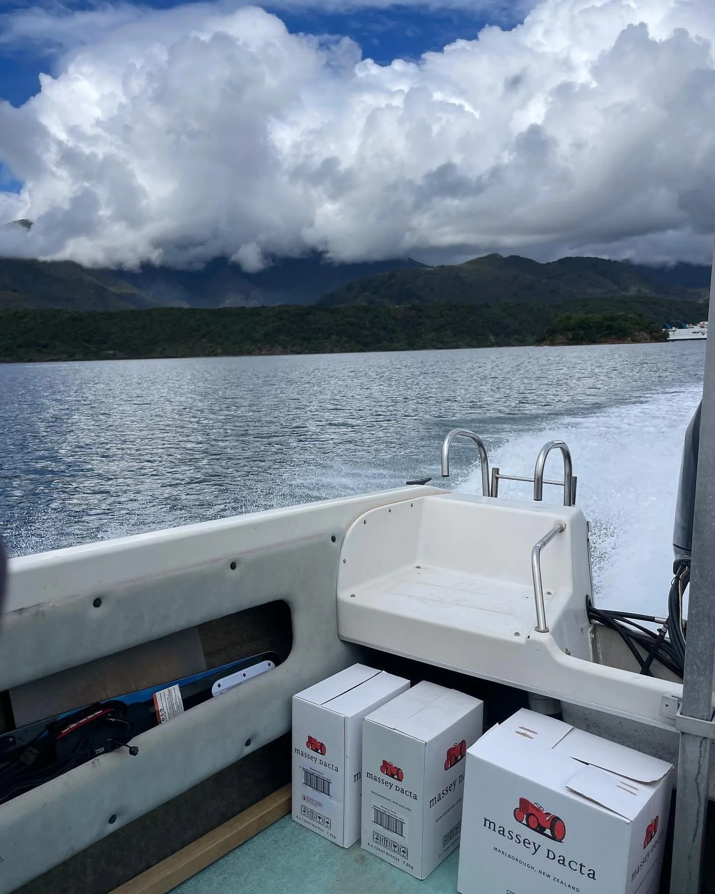 A humpback whale in our big blue backyard on Saturday was amazing to experience as we were out doing a Massey Dacta delivery to @lochmaralodge in the Marlborough Sounds.  Opening weekend at Lochmara for Niki and Chris was fully booked and we are thri