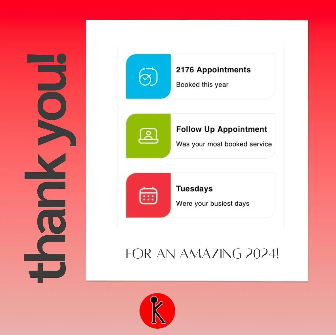 To the 701 athletes &amp; clients who booked 2176 appointments last year~ THANK YOU for trusting me with your nutrition education and counseling.
Cheers to another great year of fueling the champion within! 
✨🍎🥑🫐💪✨