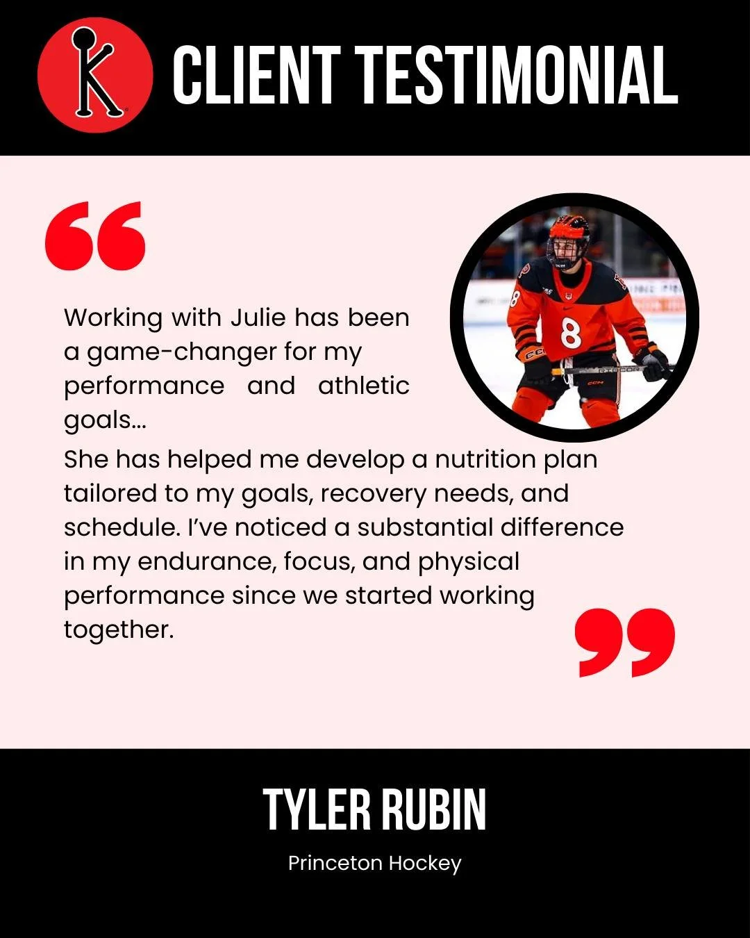 Congratulations to Ty- named Academic All-Ivy this week!
Best of luck in the playoffs!
#FueltheChampionWithin #EatToCompete