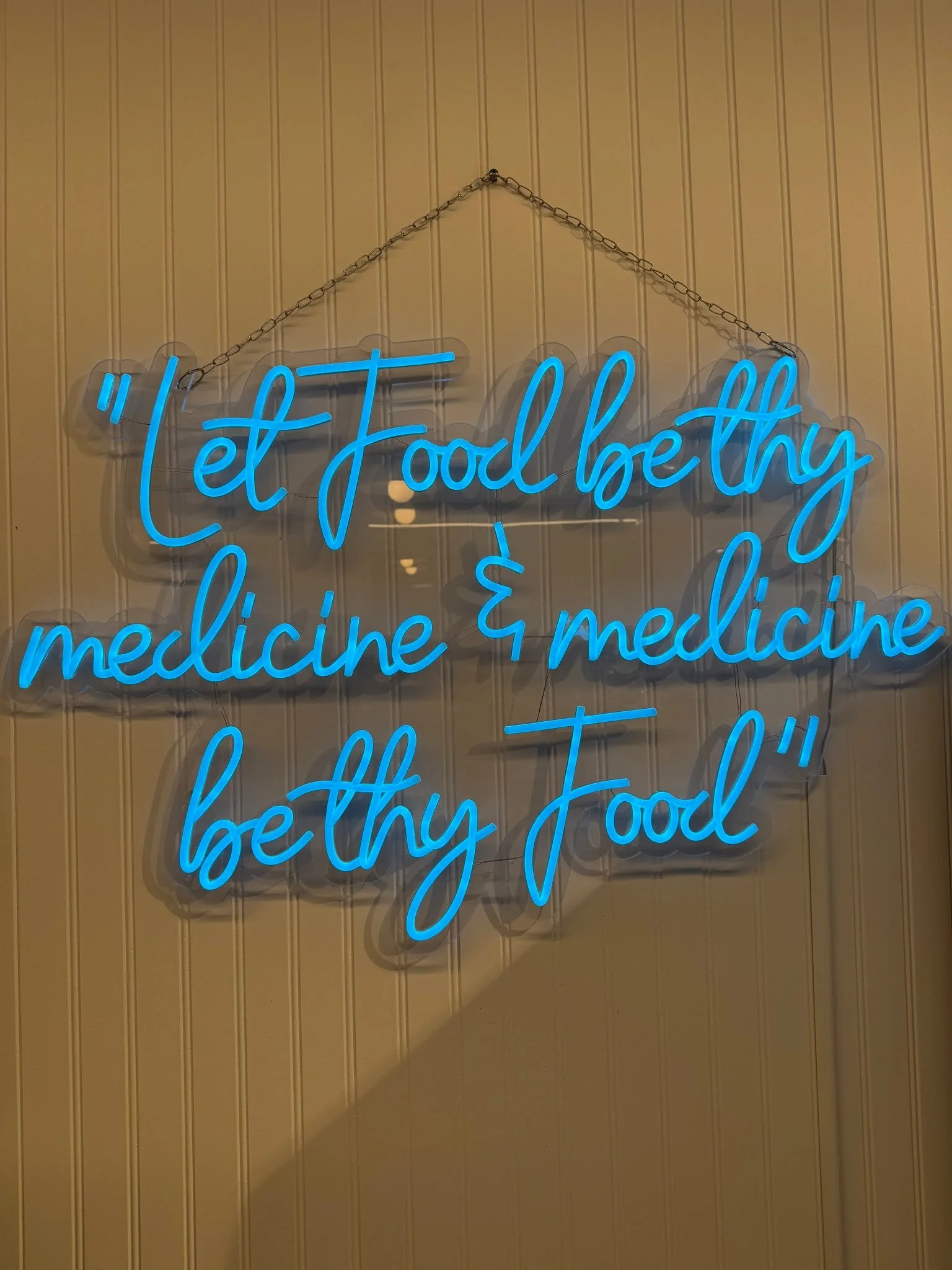 My philosophy in neon! 💙
