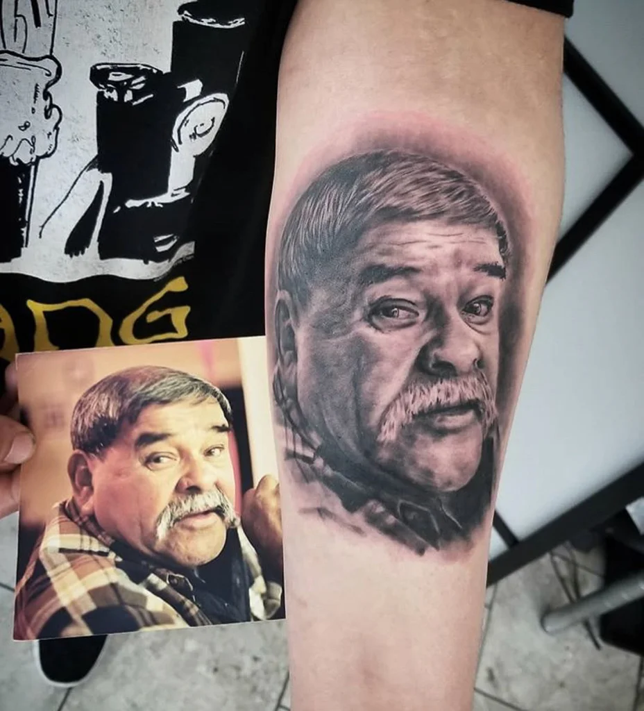 Custom Black and Grey Portrait of a Man Tattoo by Alix Scheidt Certified Tattoo Studios Denver CO.jpg