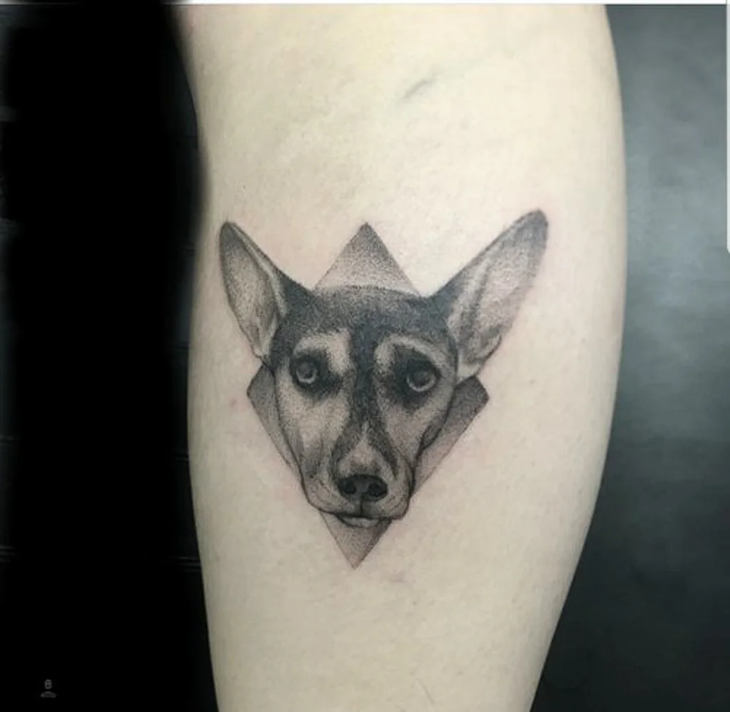 Black and Gray Dog Tattoo by Slowdeath at Certified Tattoo Studios Denver Co.jpg