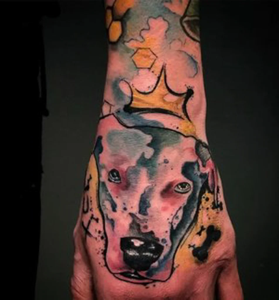 Water+Color Dog+Tattoo+by+Jeff+at+Certified+Tattoo+Studios.jpg
