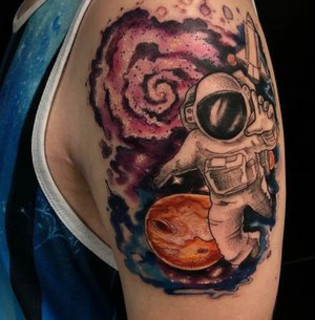 Water+Color+Astronaut and Galaxy+Tattoo+by+Jeff+at+Certified+Tattoo+Studios.jpg