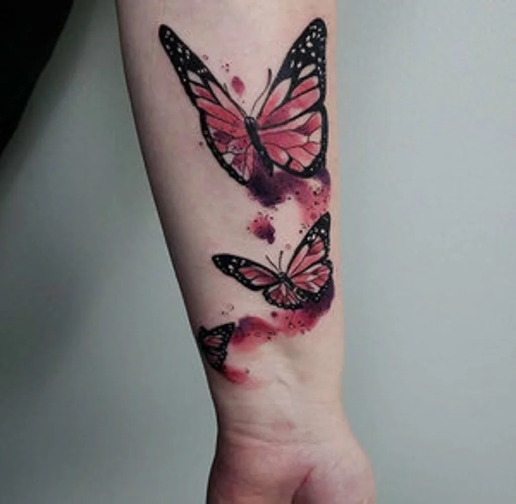 Water+Color+Pink Butterfly+Tattoo+by+Jeff+at+Certified+Tattoo+Studios.jpg