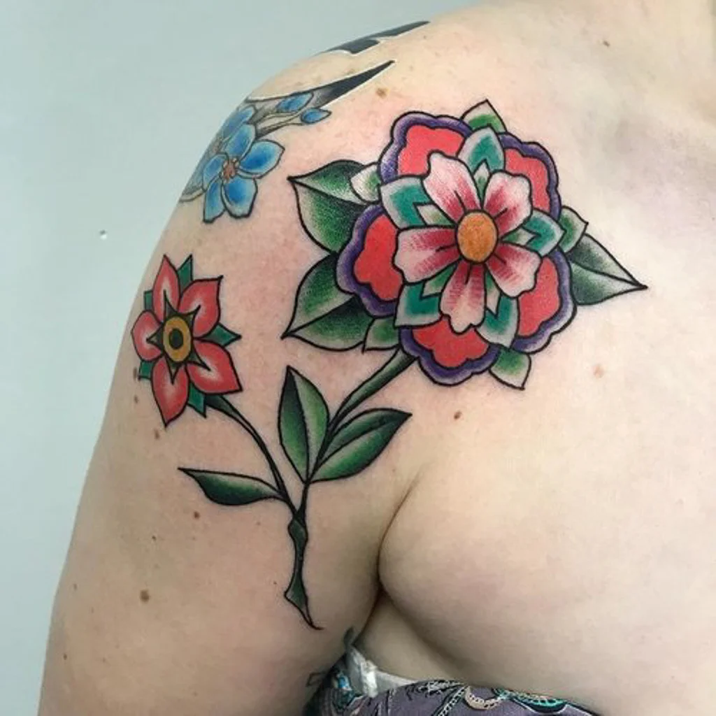 Color Traditional Tattoo by Jorden at Certified Tattoo Studios Denver Co3.jpg
