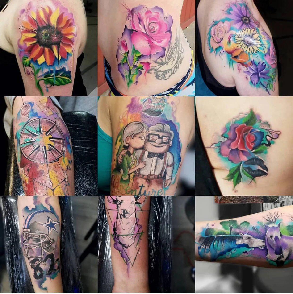 Water Color Tattoos — Certified Tattoo Studios