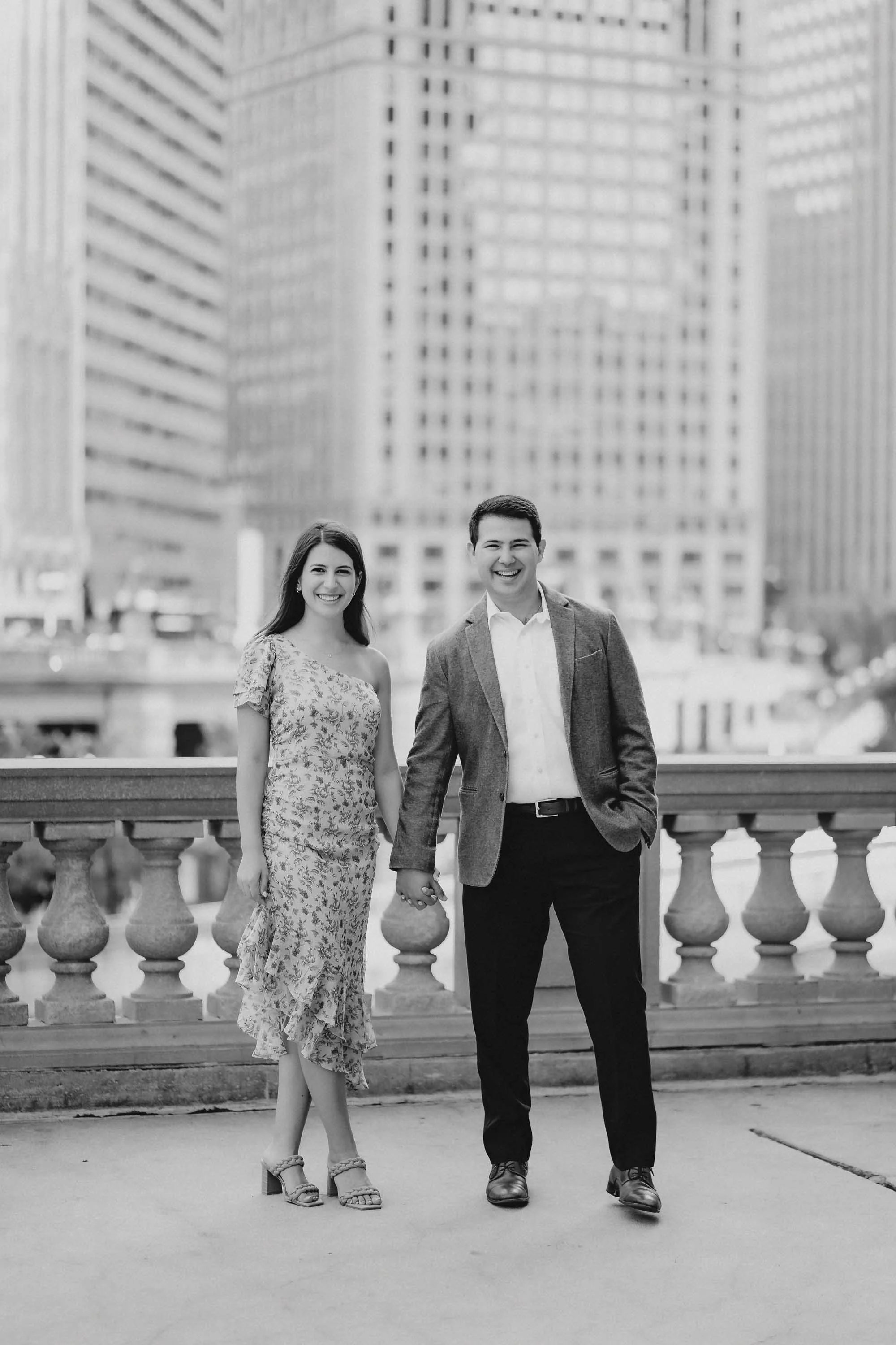 Joshua Rachner Chicago Ridge Rachael & Joshua Chicago Downtown Engagement Photos — Karlie Dru ...