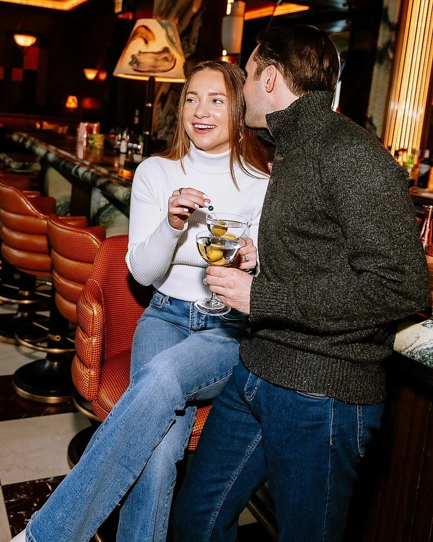Margaret and Sean! Counting MONTHS till their wedding! ☀️🤍 

💍Originally, we met when Sean reached out to me about capturing their proposal, it was such a special moment.

🌆Their engagement took place at the University Club of Chicago, one of the 