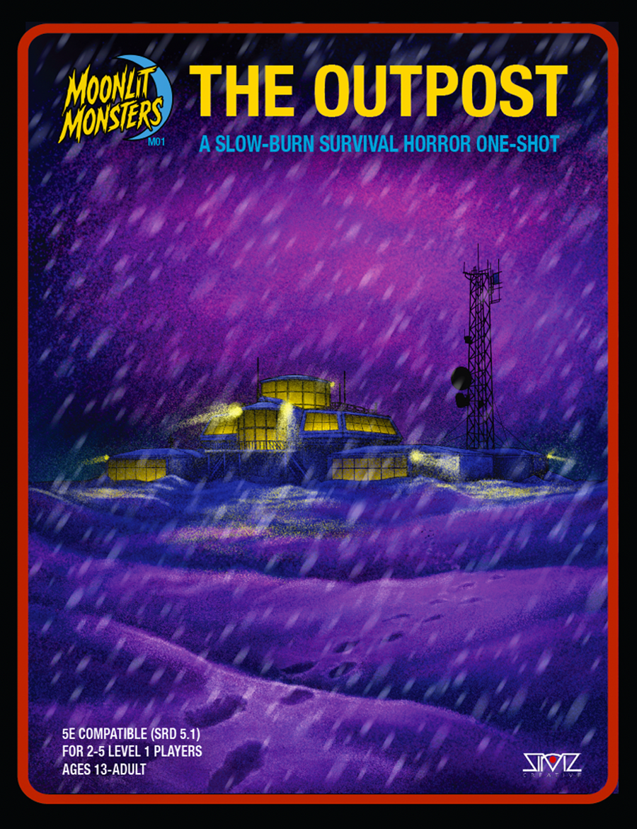 Moonlit Monsters - The outpost: Dungeons & Dragons compatible adventure module