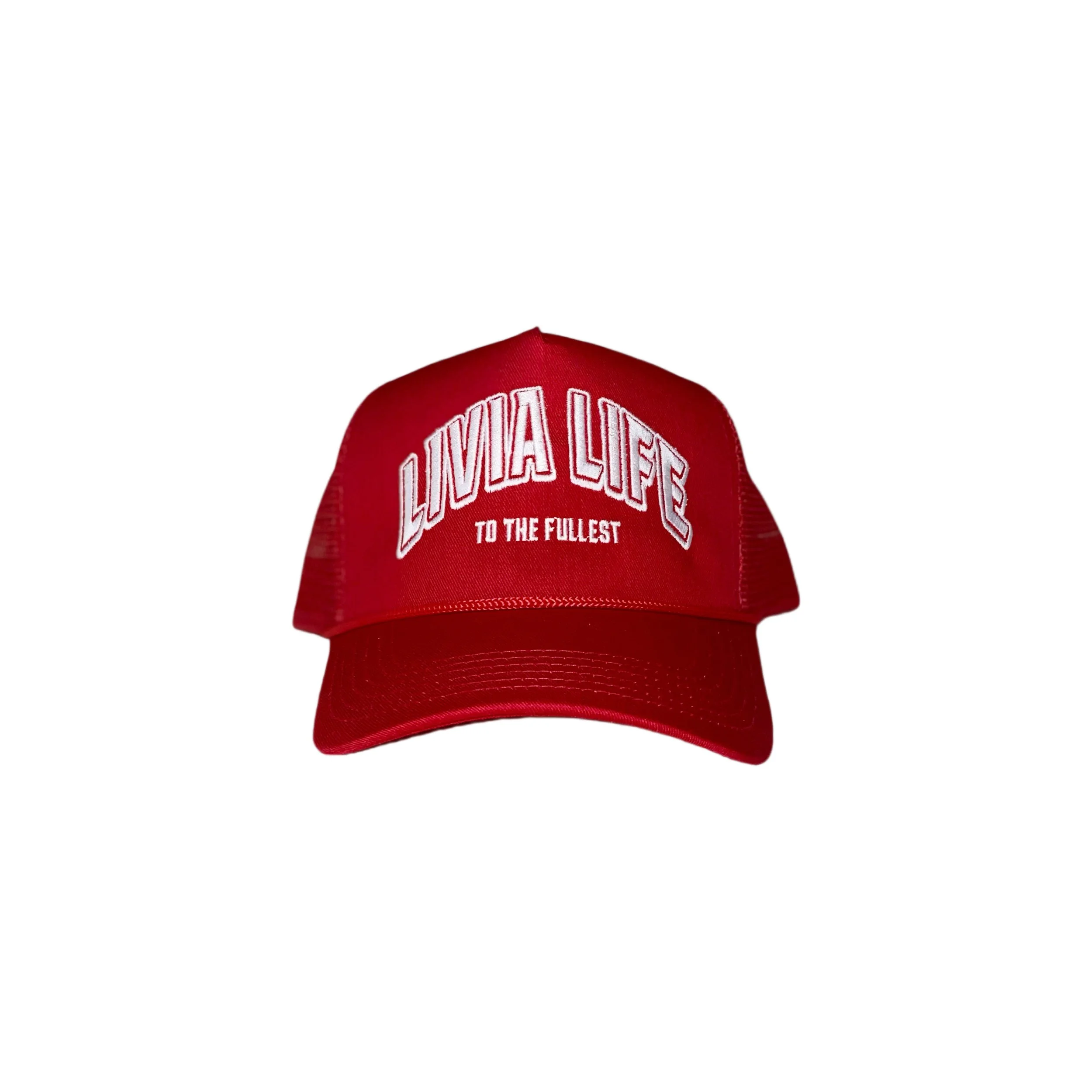 Mesh Trucker Hat - Red