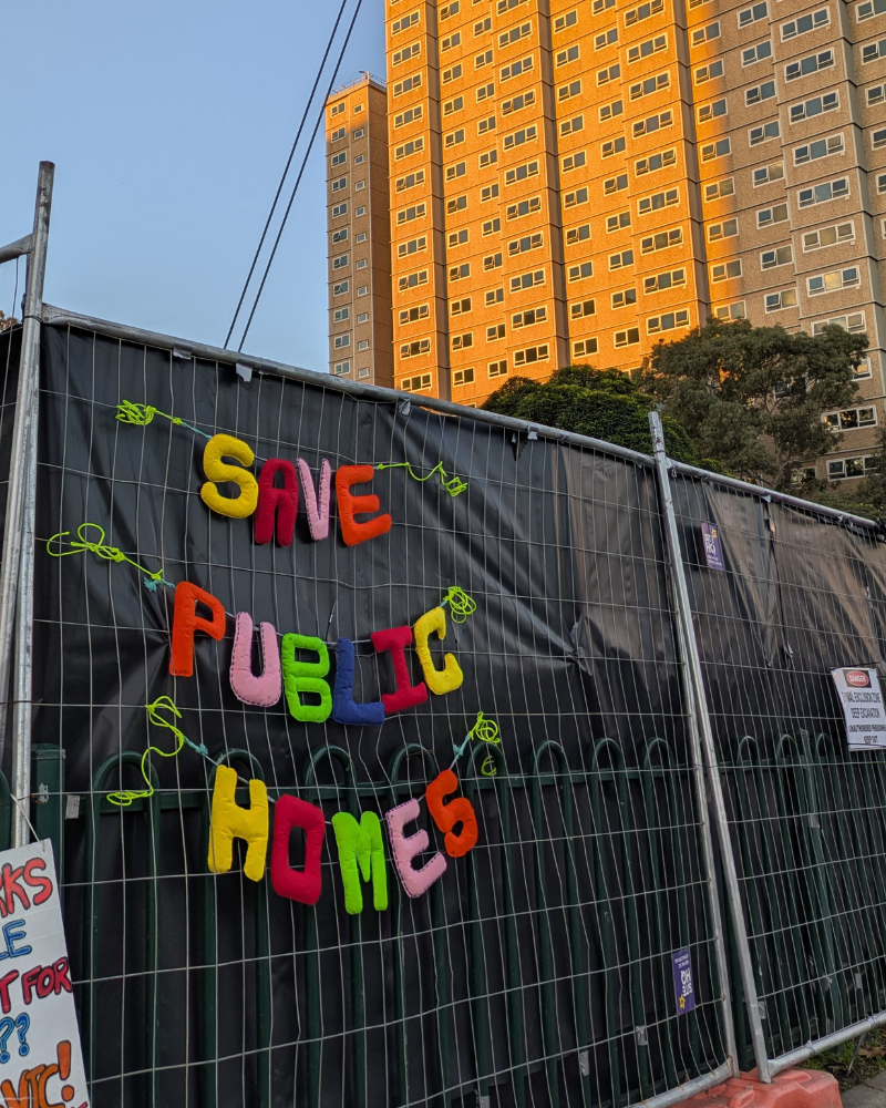 When public housing is under attack, what do we do?