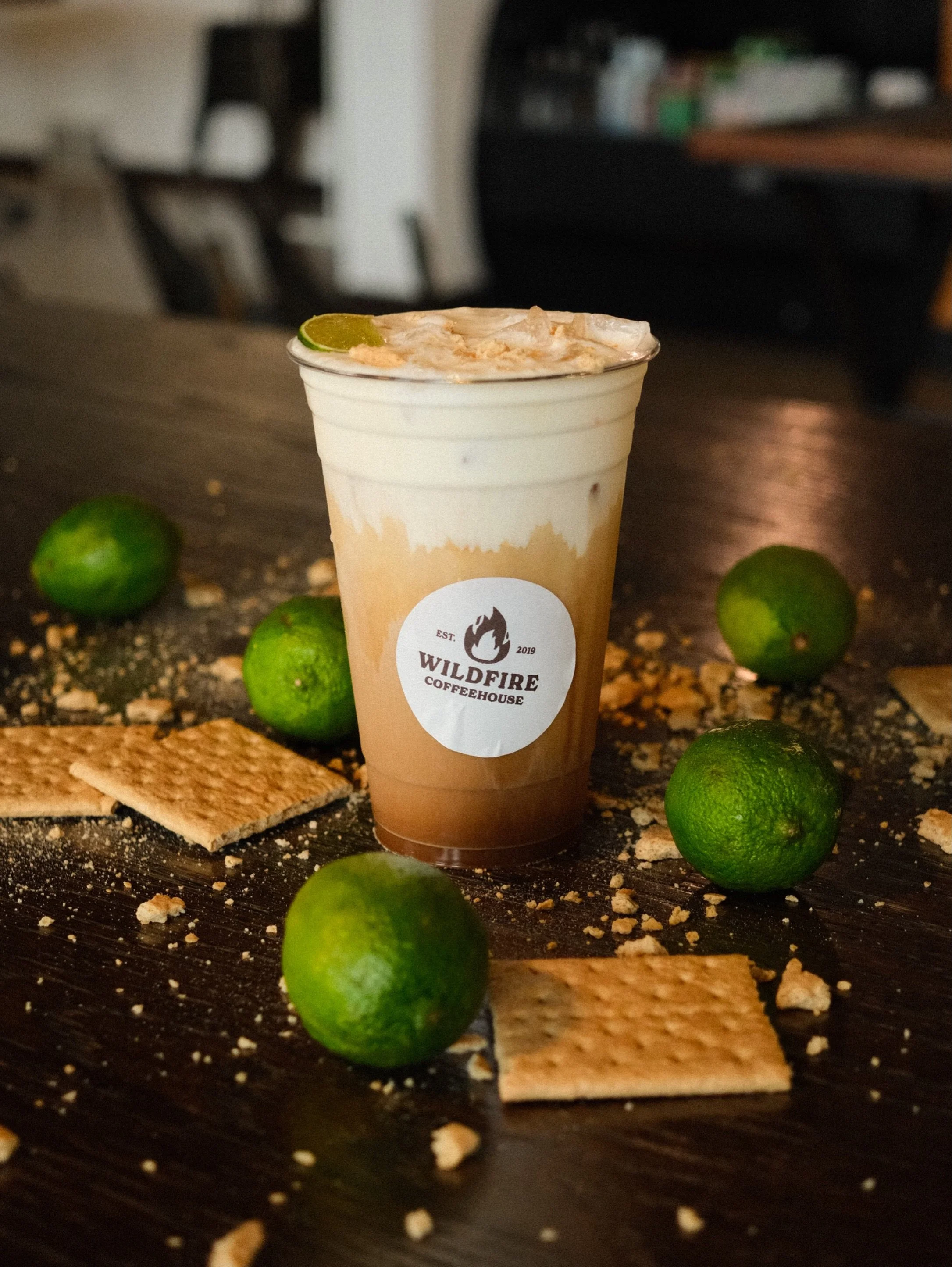 🚨KEY LIME PIE LATTE is dropping August 1st!🚨We&rsquo;re celebrating 7 exciting years of Wildfire Coffeehouse with a special drink!🍋&zwj;🟩

 @blondeandbond_ will also be there to link you up with some permanent jewelry! 🔗💎

See you there!?