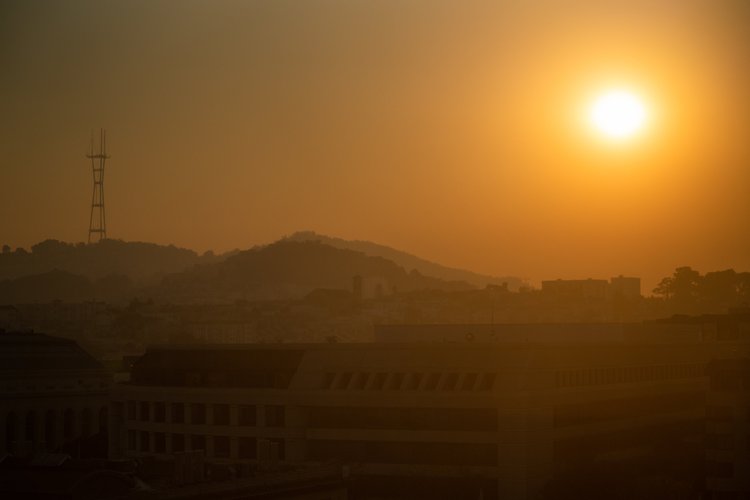 Hazy Sutro Tower