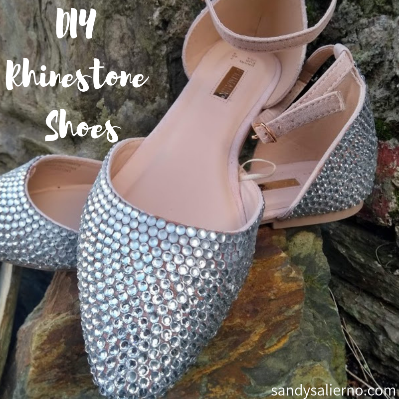 Rhinestone Covered Shoes — Sandy Salierno