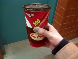 Throwback to the time before they had XL Coffees. Dark days.