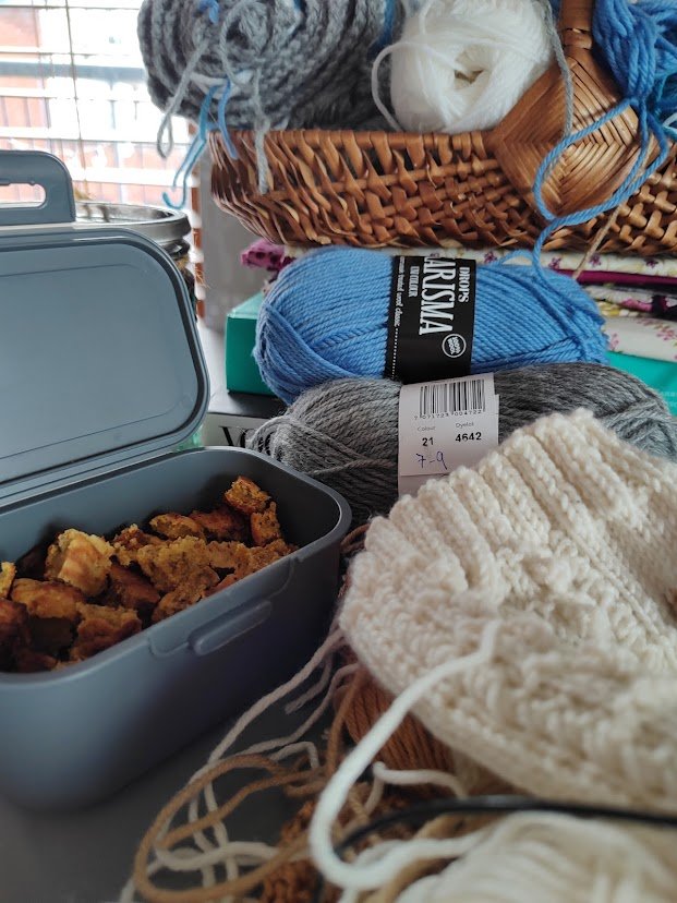 A Layette, Temperature Blanket, and Treats! 