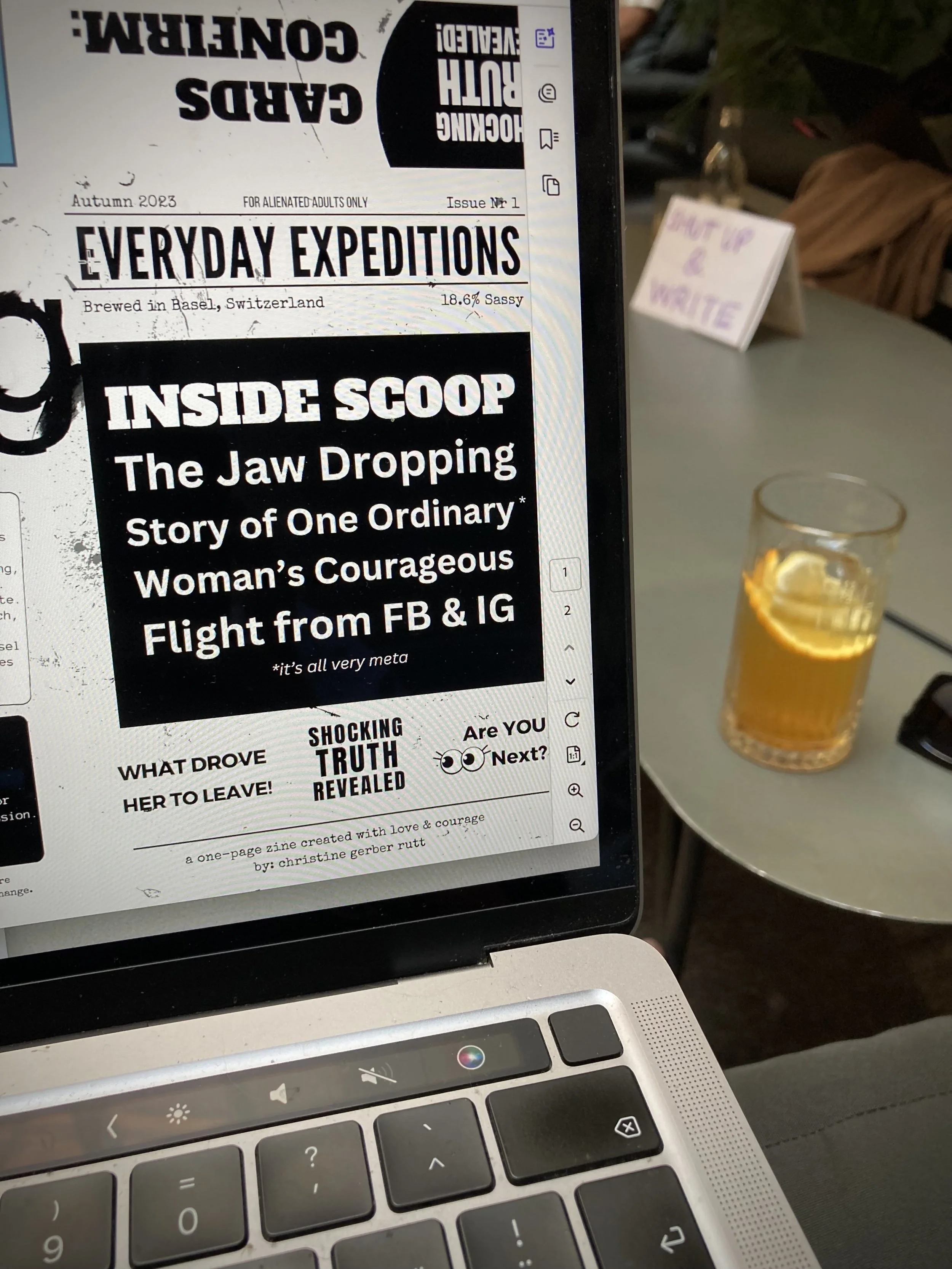 Leaving FB: What A Gynecologist & FB Have in Common