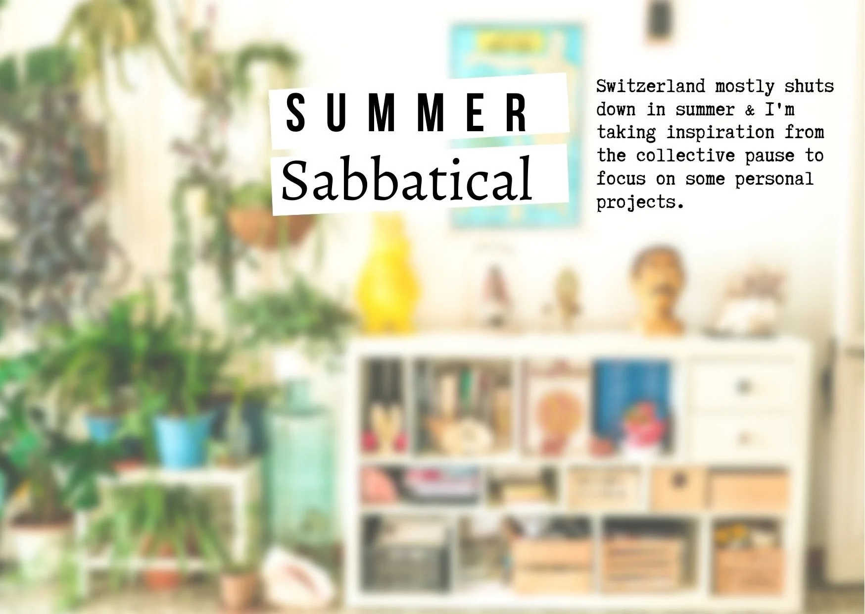 Summer Sabbatical