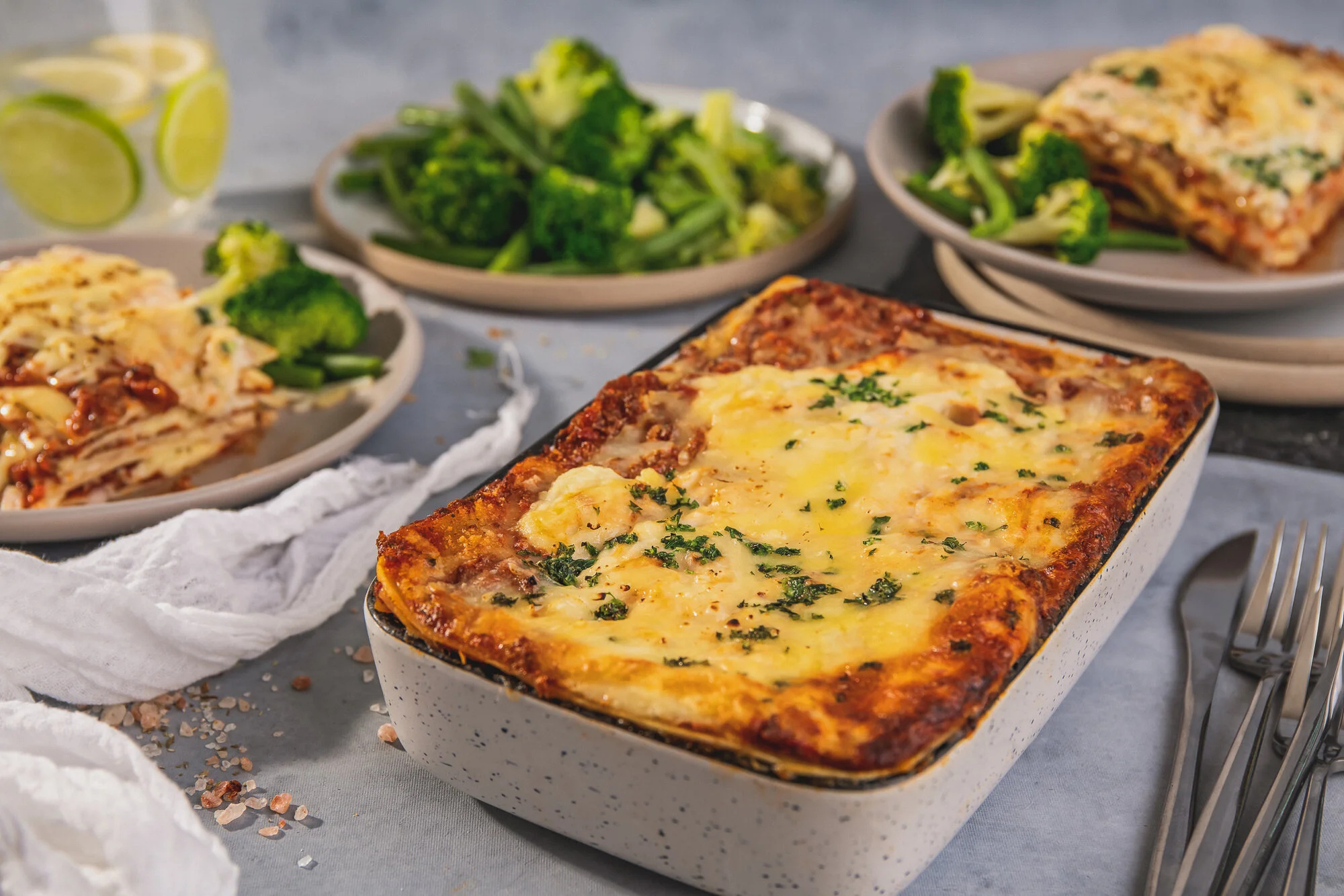 Food Styling and Photography Beef Lasagne