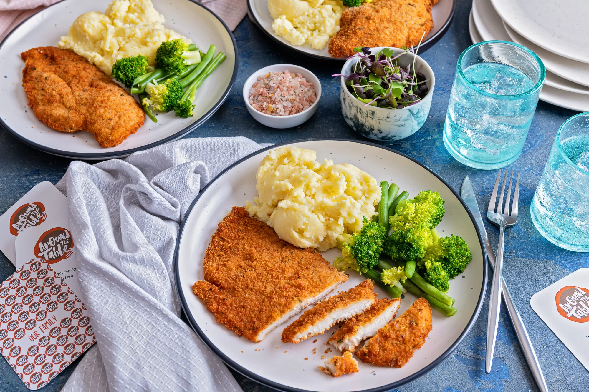 Food Styling and Photography Chicken Schnitzel