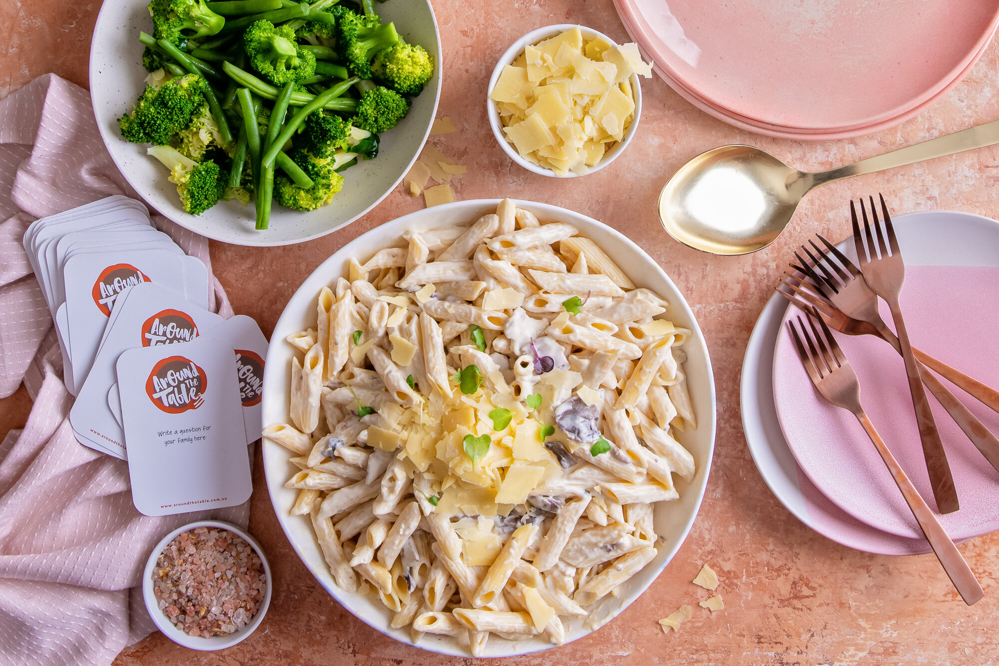 Food Styling and Photography Chicken Carbonara