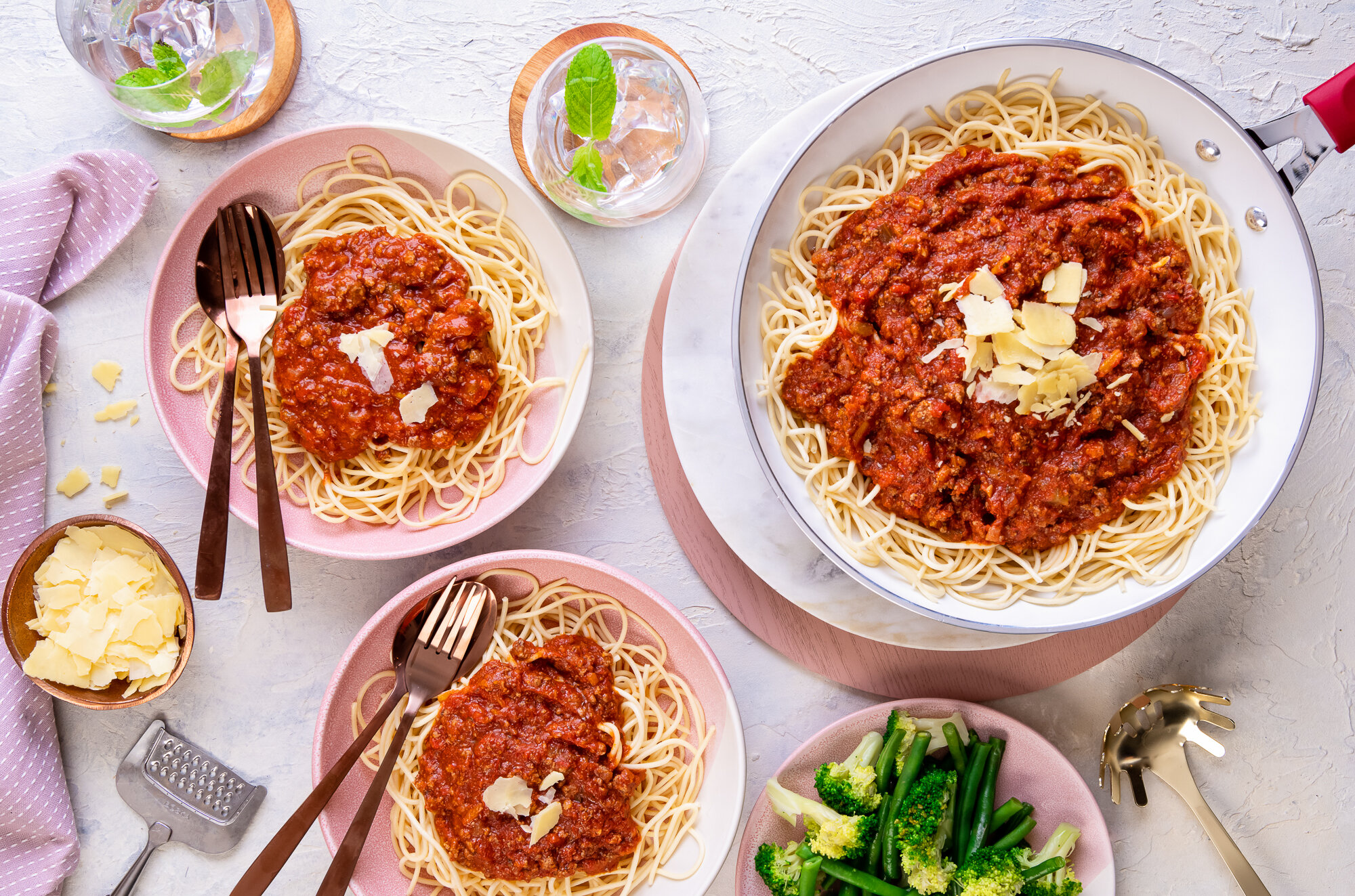 Food Styling and Photography Spaghetti Bolognese