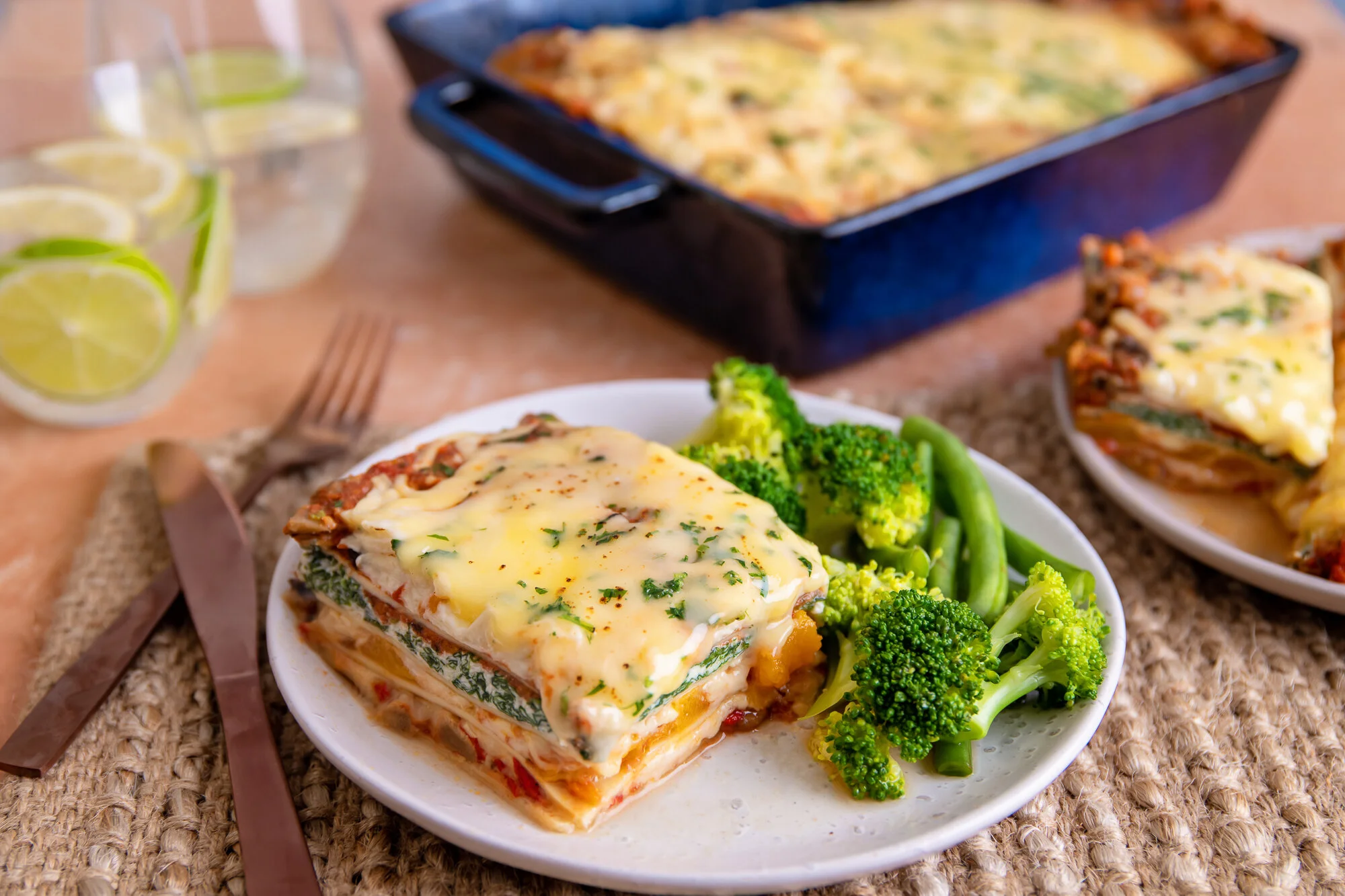 Food Styling and Photography Vegetable Lasagne