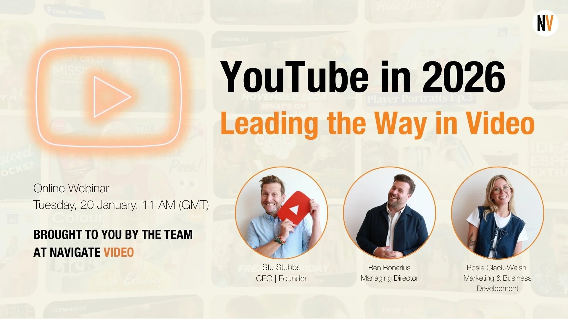 YouTube 2026 webinar